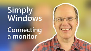 Windows 10  How to connect a monitor [upl. by Ilah]