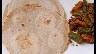 Jowar Ki Bhakri  roti of sorghum flour  By Vahchef  Vahrehvahcom [upl. by Seavey]