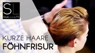 How to Kurze Haare stylen Das Hair Tutorial für kurze Haare Dennis [upl. by Llenrag]