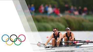 New Zealand Win Mens Double Sculls Final A  London 2012 Olympics [upl. by Seroled914]