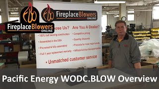 Pacific Energy WODCBLOW Fireplace Blower Kit Overview [upl. by Eide]