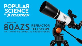 Popular Science by Celestron AstroMaster 80AZS Telescope Product Tour [upl. by Cheung]