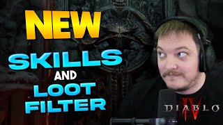 Diablo IV  New Skills amp Loot Filter  Zeegers Reacts [upl. by Karisa]