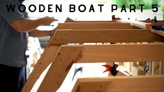 Wooden Boat Build  Part 5 Keelson and Frame Sides [upl. by Karry433]