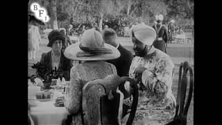 Scenes at His Excellency the Viceroys Garden Party at Belvedere 1926 [upl. by Sinegold]