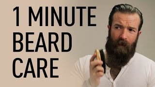 1 Minute Beard Grooming  Jeff Buoncristiano [upl. by Aryas]