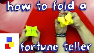 How To Fold A Fortune Teller [upl. by Artinak]