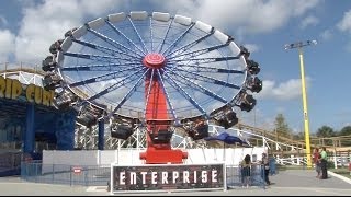 Enterprise Thrill Ride at Fun Spot America Orlando POV [upl. by Munro]