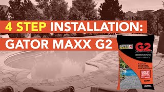 How To Install Gator Maxx G2 Polymeric Sand In Just 4 Steps [upl. by Nimoynib]