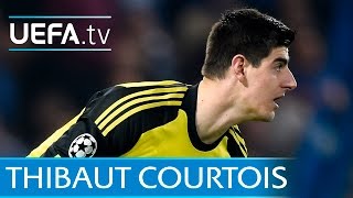 Thibaut Courtois v Paris Save of the Season [upl. by Ycnay]