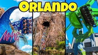 Top 10 Fastest Rides amp Roller Coasters in Orlando  Disney World Universal Orlando amp SeaWorld [upl. by Syla]