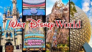 Top 10 Disney World Rides  Virtual Park Hopping with Disney Ride POVs [upl. by Bora822]