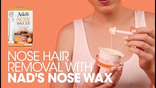 NADS NOSE WAX  Nose Hair Removal [upl. by Llenyr]