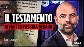 Il testamento di Matteo Messina Denaro [upl. by Rengaw183]