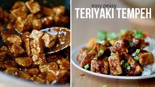 Insanely Easy Teriyaki Tempeh Recipe packed with protein amp flavor [upl. by Aloysia]