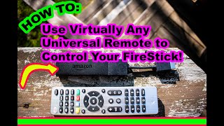 How to Program Any Universal Remote to Work With Amazon FIRE TV Stick [upl. by Siddon985]