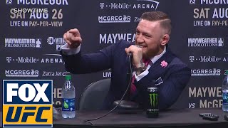 Conor McGregor vs Floyd Mayweather FULL PRESS CONFERENCE  LA  UFC ON FOX [upl. by Cynera]