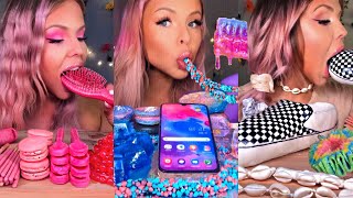 MOST POPULAR PRANK FOODS FOR ASMR COMPILATION EDIBLE VANS FANTA BOTTLE GALAXY SAMSUNG MUKBANG 먹방 [upl. by Neetsyrk901]