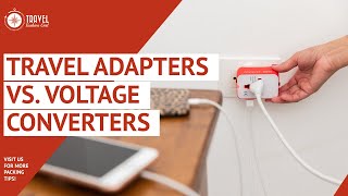 Travel Adapters vs Voltage Converters How Do They Work [upl. by Oleusnoc]