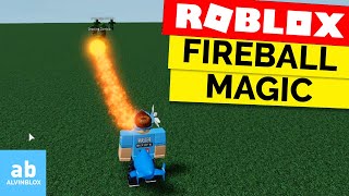 FIREBALL MAGIC  Scripting Tutorial Roblox [upl. by Hannaj]