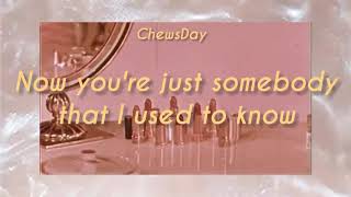 Gotye Somebody that I used to know ft Kimbra 1988 lyrics [upl. by Burra933]