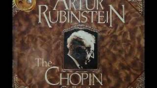 Arthur Rubinstein  Chopin Nocturne Op 9 No 2 in E flat [upl. by Annaierb]