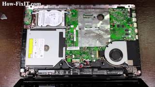 Reset BIOS settings Asus R510 laptop  CMOS battery replacement [upl. by Mallorie]