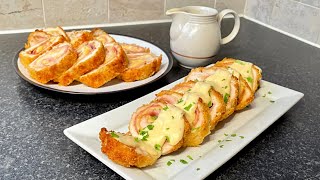 Chicken Cordon Bleu with Creamy Cheese Sauce [upl. by Theadora]