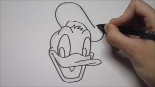 Donald Duck leren tekenen in stappen [upl. by Weider641]