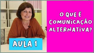 Comunicação Alternativa o que é [upl. by Euqinobe]