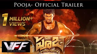 Pooja Official Trailer  Telugu  VishalShruti Haasan  Hari  Yuvan Shankar Raja [upl. by Gayel596]