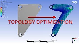 ANSYS 181 Topology Optimization [upl. by Betthezel905]