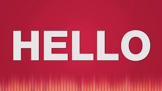 Hello SOUND EFFECT  Hello SOUNDS [upl. by Bunow91]