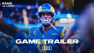 Rams vs Lions Matthew Stafford’s Return To Motown  Game Trailer [upl. by Alohs132]