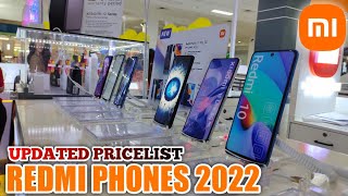 LATEST REDMI PHONES 2022 amp Updated Prices  Pwedetech [upl. by Nowtna]