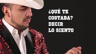 Qué Te Costaba  Fidel Rueda Lyric Video [upl. by Kcolttam378]