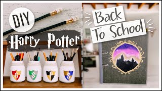 DIY HARRY POTTER BACK TO SCHOOL  Fournitures Scolaires Faciles [upl. by Peyton]