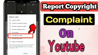 How to Report Copyright Complaint On YouTube [upl. by Yaner]