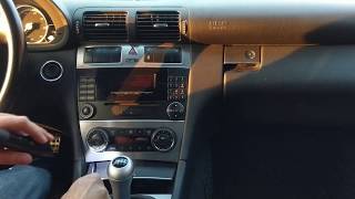 Mercedes Benz w203 Radio ausbauen  CKlasse 2003 bis 2007 [upl. by Alor716]