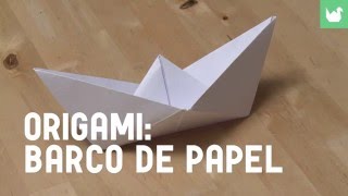 Cómo hacer un barco de papel  Origami [upl. by Frangos]