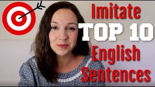 How to Pronounce TOP 10 English Sentences [upl. by Elston552]