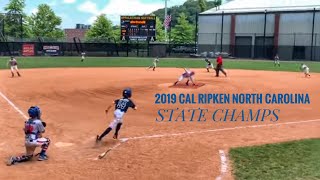 9U Cal Ripken STATE CHAMPS  What a WALK OFF 2019 South Buncombe Ramblers  North Carolina [upl. by Leonid591]