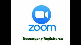 Descargar y registrarse en Zoom [upl. by Zennas]