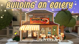 Building an EATERY in BLOXBURG [upl. by Onaireves]