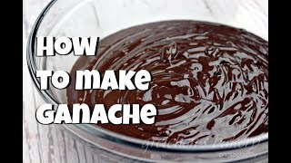 How to Make Ganache  Gretchens Bakery [upl. by Leandre]