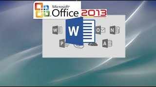 Word 2013 Tutorial  Part 1 for Professionals and Students [upl. by Verine]