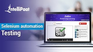 Automation Testing  Selenium Tutorial  Selenium IDE  Selenium Webdriver  Intellipaat [upl. by Matelda]