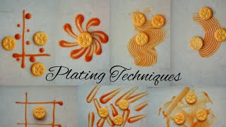 8 simple plating techniques for sauces part 2  CHEF MRUGZIEE [upl. by Einomrah]