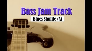 Blues Bass Backing Jam Track A [upl. by Rosalinda]