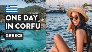 CORFU 🇬🇷 Paradise In 24 Hours  Best Beaches amp Old Town  Greece Travel Vlog [upl. by Nayr193]